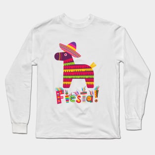 Fiesta Party Donkey Long Sleeve T-Shirt